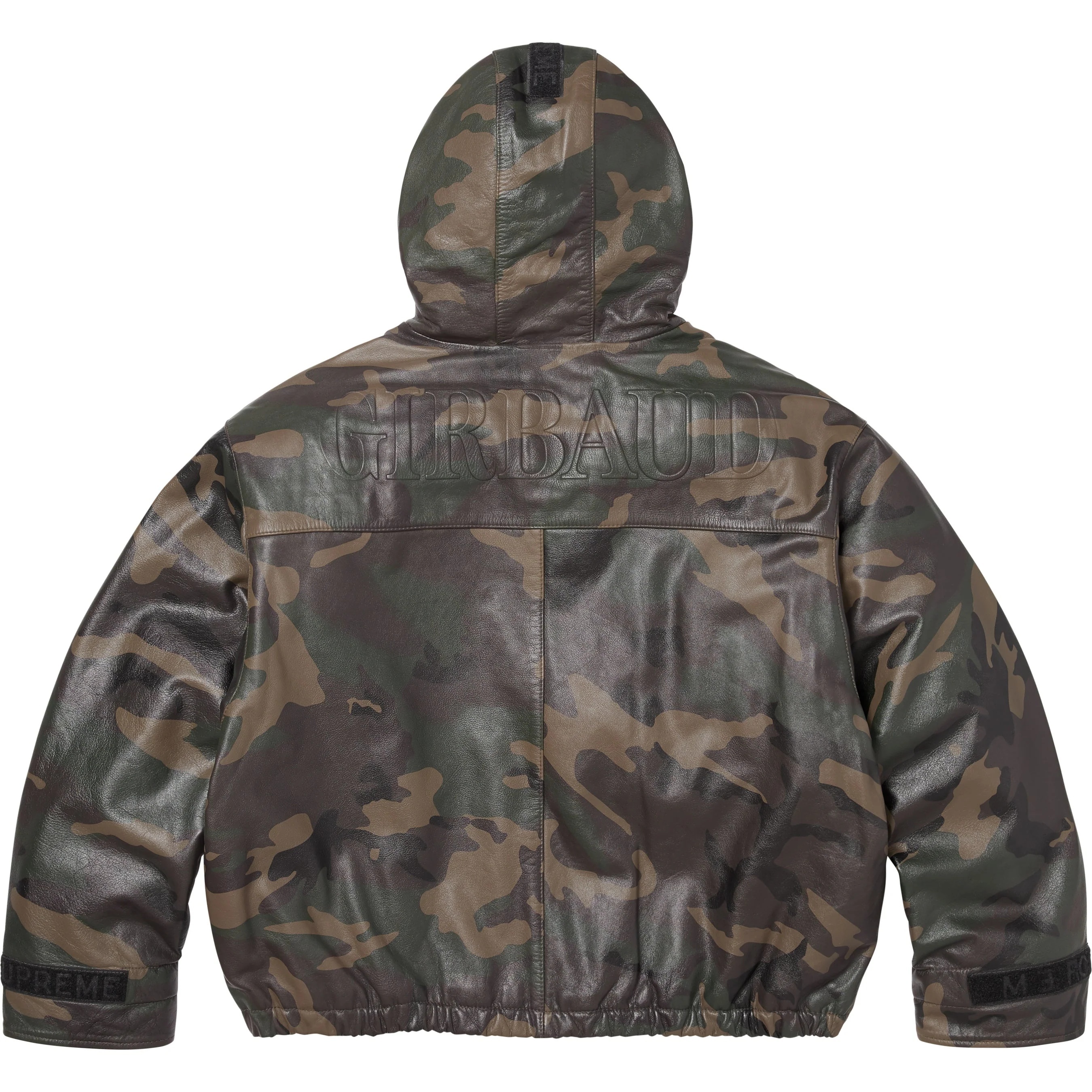 Supreme®/Marithé + François Girbaud Hooded Leather Flight Bomber Jacket view 14